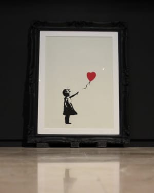 Girl with Balloon at Banksy in New York